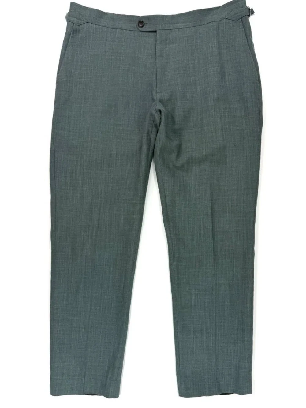 Suitsupply Havana Double Breast Suit Brescia E Thomas Linen Wool Silk Sz 44/36